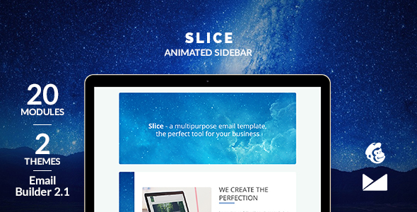 Slice-builder Email Template + Online Emailbuilder 2.1
