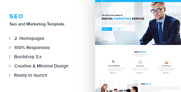 SEO - SEO and Marketing Responsive HTML5 Template