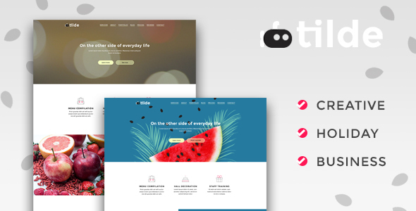 Tilde – Creative Multipurpose Landing Page