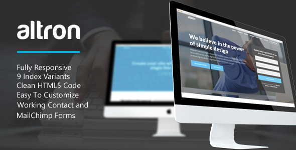 Altron - Multi-Purpose Landing Page Template