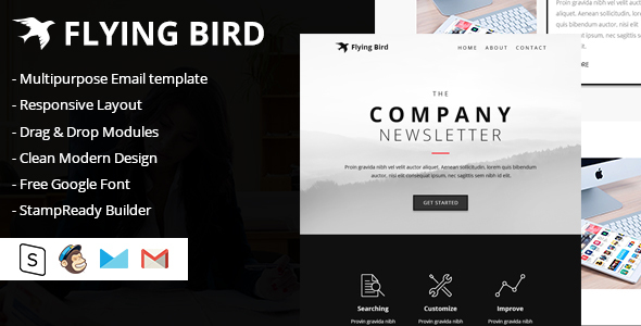 Flying Bird Multipurpose Email Template
