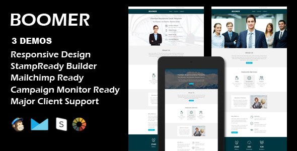 BOOMER - Multipurpose Responsive Email Template