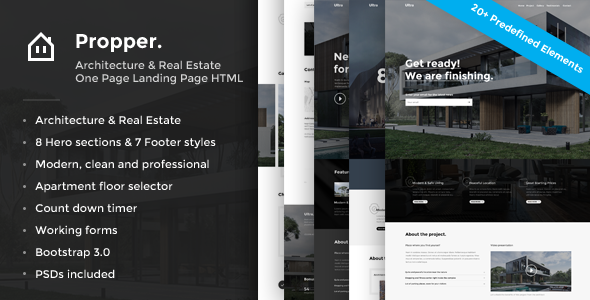 Propper - Responsive Architecture Template