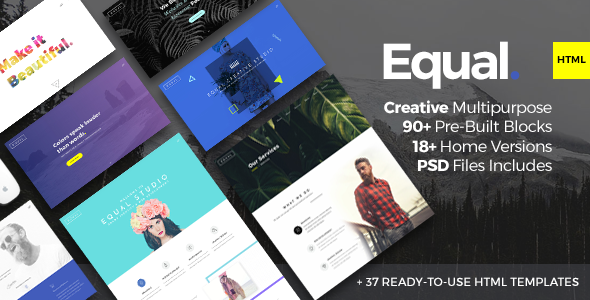 Equal Two - Creative Multi-purpose HTML5 Template