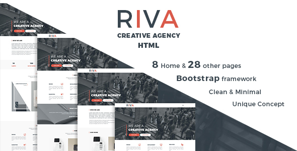RIVA - Creative Agency and Portfolio HTML5 Template
