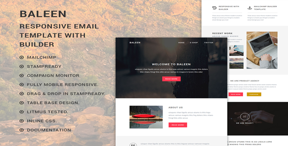 baleen - Responsive Multipurpose Email template with Stampready builder