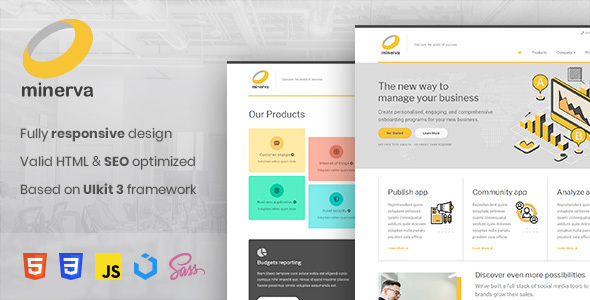 Minerva - Minimalist Business HTML Template