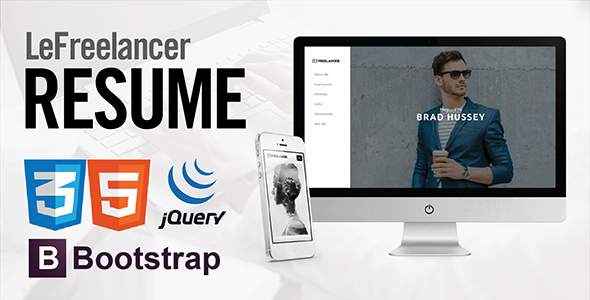 LeFreelancer - Responsive One Page Resume