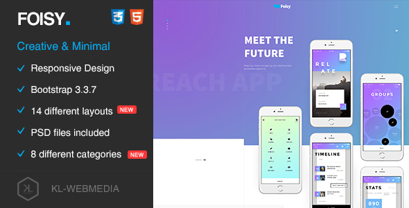 Foisy - Creative & Minimal HTML5 Template