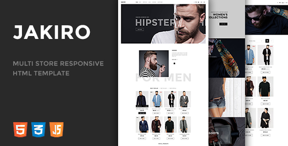 Jakiro - Multi Store Responsive HTML Template