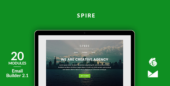 Spire Email Template + Online Emailbuilder 2.1