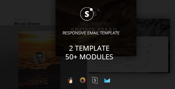 Sromed - Multipurpose Responsive Email Template + Stampready Builder