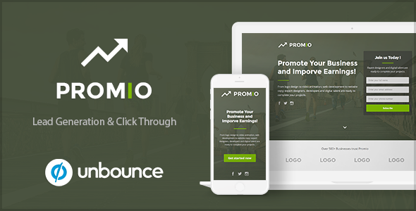 PROMIO - Marketing Multipurpose Unbounce Landing Page