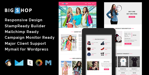 BIGSHOP - Responsive Email Template