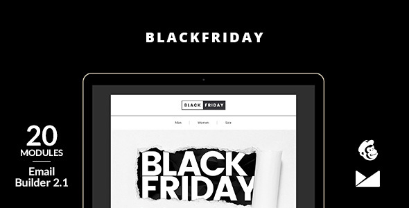 BlackFriday Email Template + Online Builder 2.1