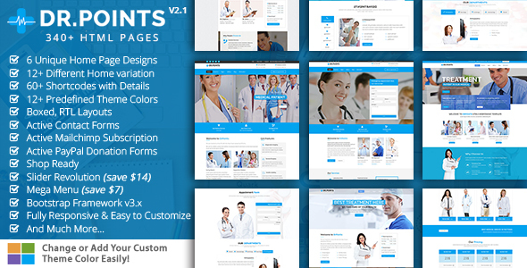 Drpoints - Medical Health HTML Template