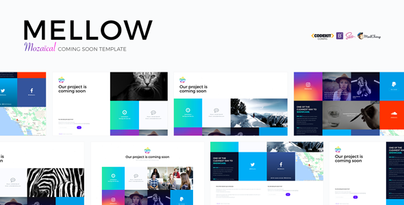 MELLOW - Mozaïcal Coming Soon Template