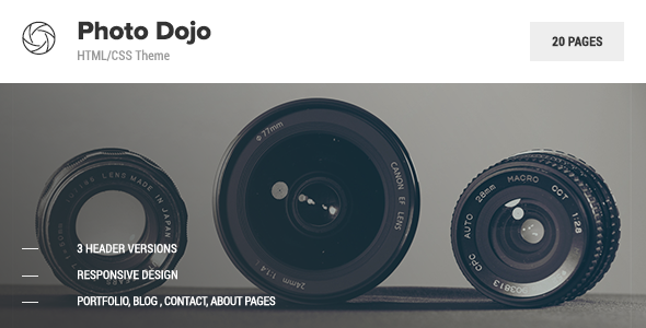 Photo Dojo - Photography Site Template