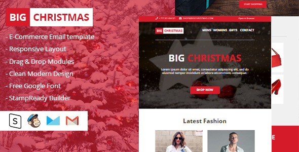 Big Christmas Multipurpose Email Newsletter