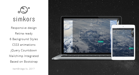 SimKors — Creative Coming Soon & Maintenance Mode Template