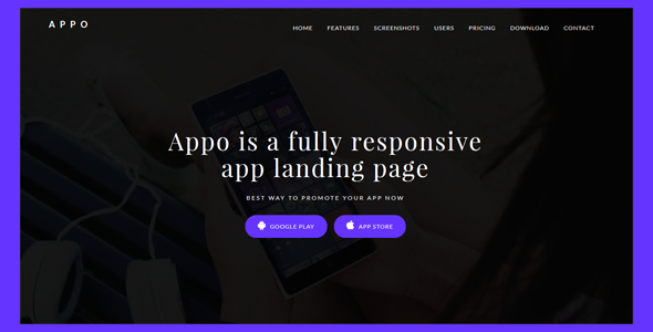 Appo Responsive app landing template