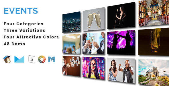 EVENTS - Multipurpose Responsive Email Pack