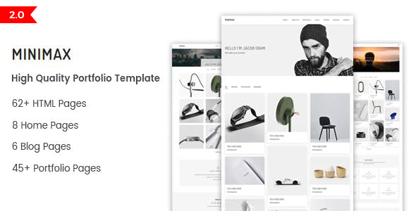 Minimax - Minimal Portfolio HTML Template