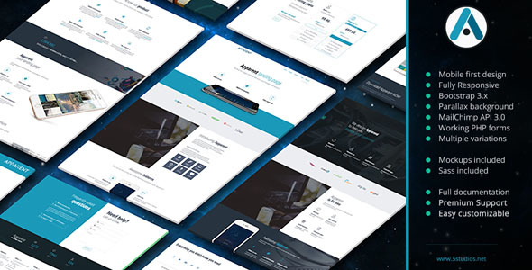 Apparent - App Landing Page
