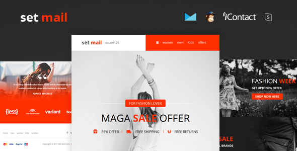 Set Mail - Responsive E-mail Template + Online Access