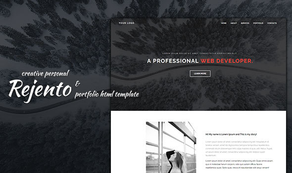 Rejento Personal & Portfolio HTML Template