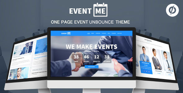 EventMe - Corporate Event Landing Unbounce Theme