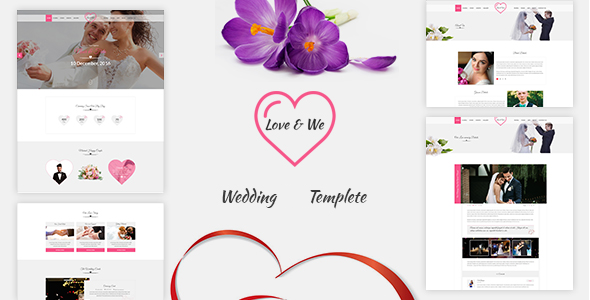Love & We - Wedding HTML Template