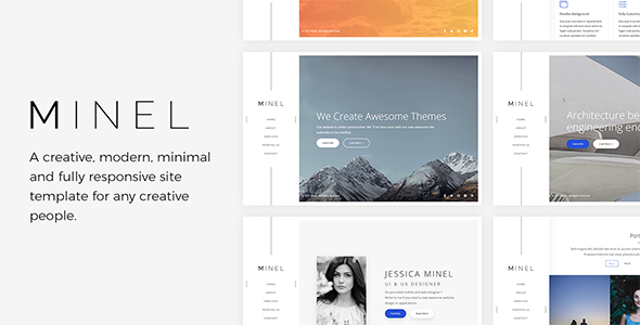 Minel - Responsive Minimal Site Template