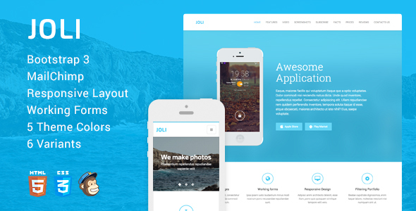 JOLI - Responsive Multi-Purpose Landing Page Template