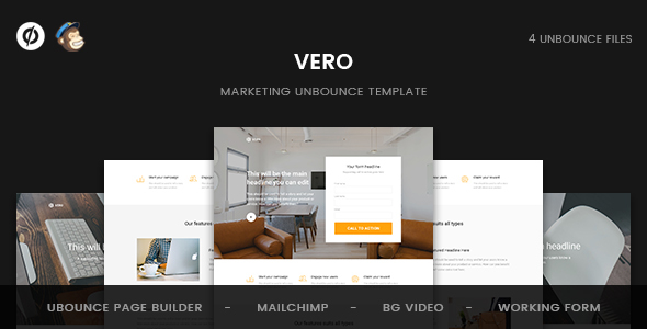 Vero - Marketing Unbounce Template