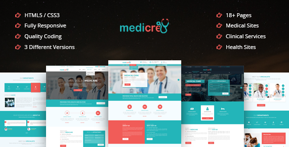 Medicre | Health, Doctor, Dental & Medical Template