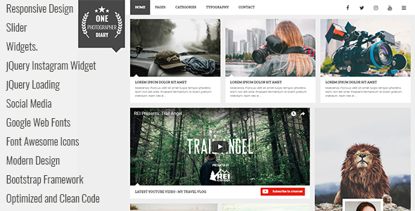 Patika - Responsive Blog HTML Template