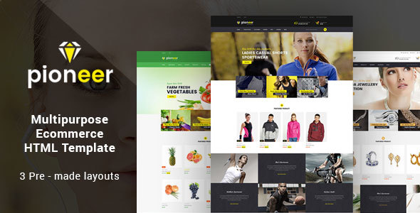 Pioneer - Responsive Multipurpose E-Commerce HTML5 Template