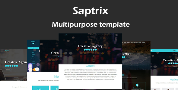 Saptrix-Multipurpose HTML5 Responsive Template