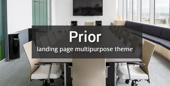 Prior - Multipurpose Responsive Bootstrap Landing page