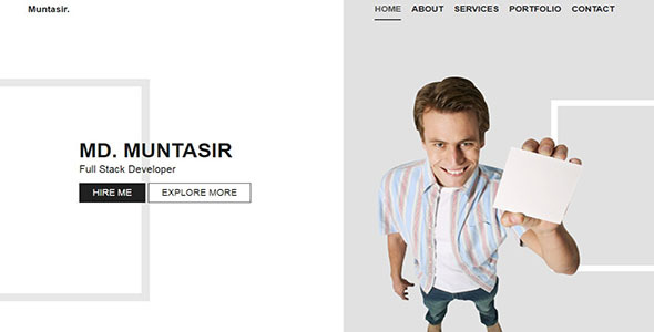 ALEX-Personal Portfolio Template