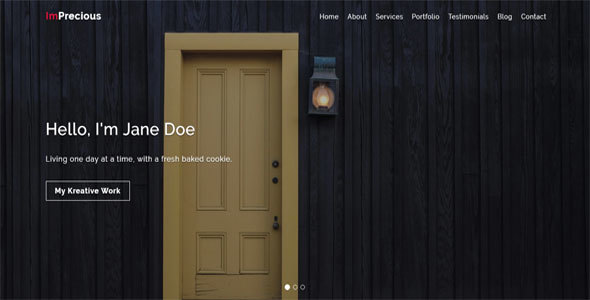 Imprecious - OnePage Responsive Personal Template