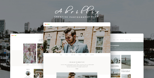 ABRILLIX - Creative Photography Blog Template