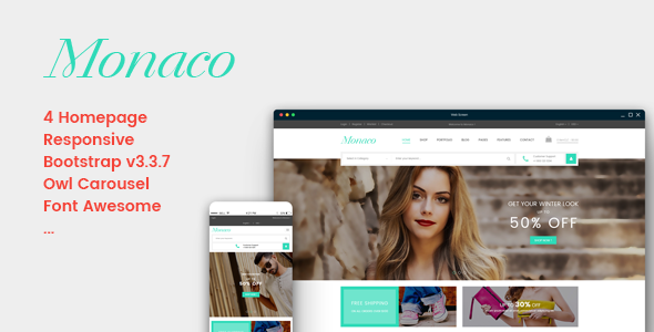 Monaco - Responsive eCommerce Template