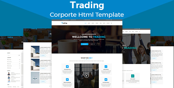 Trading – Corporate Responsive HTML5 Website Template