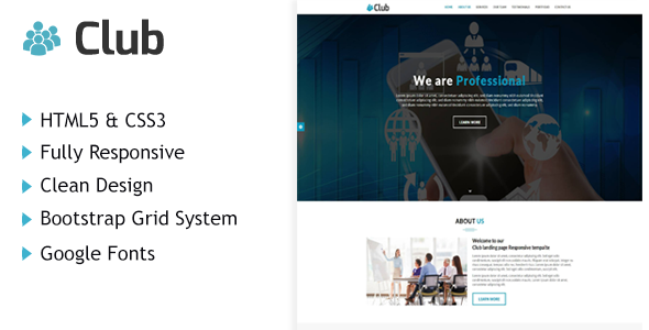 Club - Multipurpose Landing Page