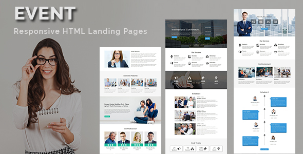 EVENT - Multipurpose Responsive HTML Landing Page
