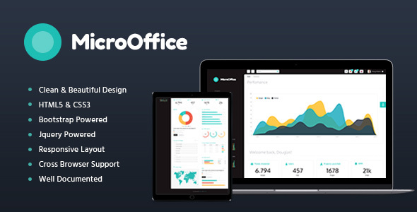 Micro Office | HTML Admin Template