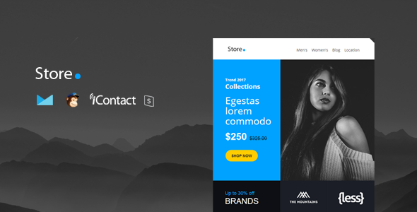 Store Mail - Responsive E-mail Template + Online Access