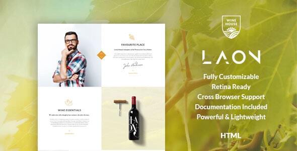 Laon | Wine House, Vineyard & Shop HTML Template